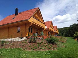 Ein Blockhaus im Harz